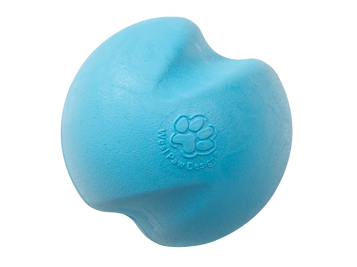 Aqua Blue Large Jive Dog Ball 