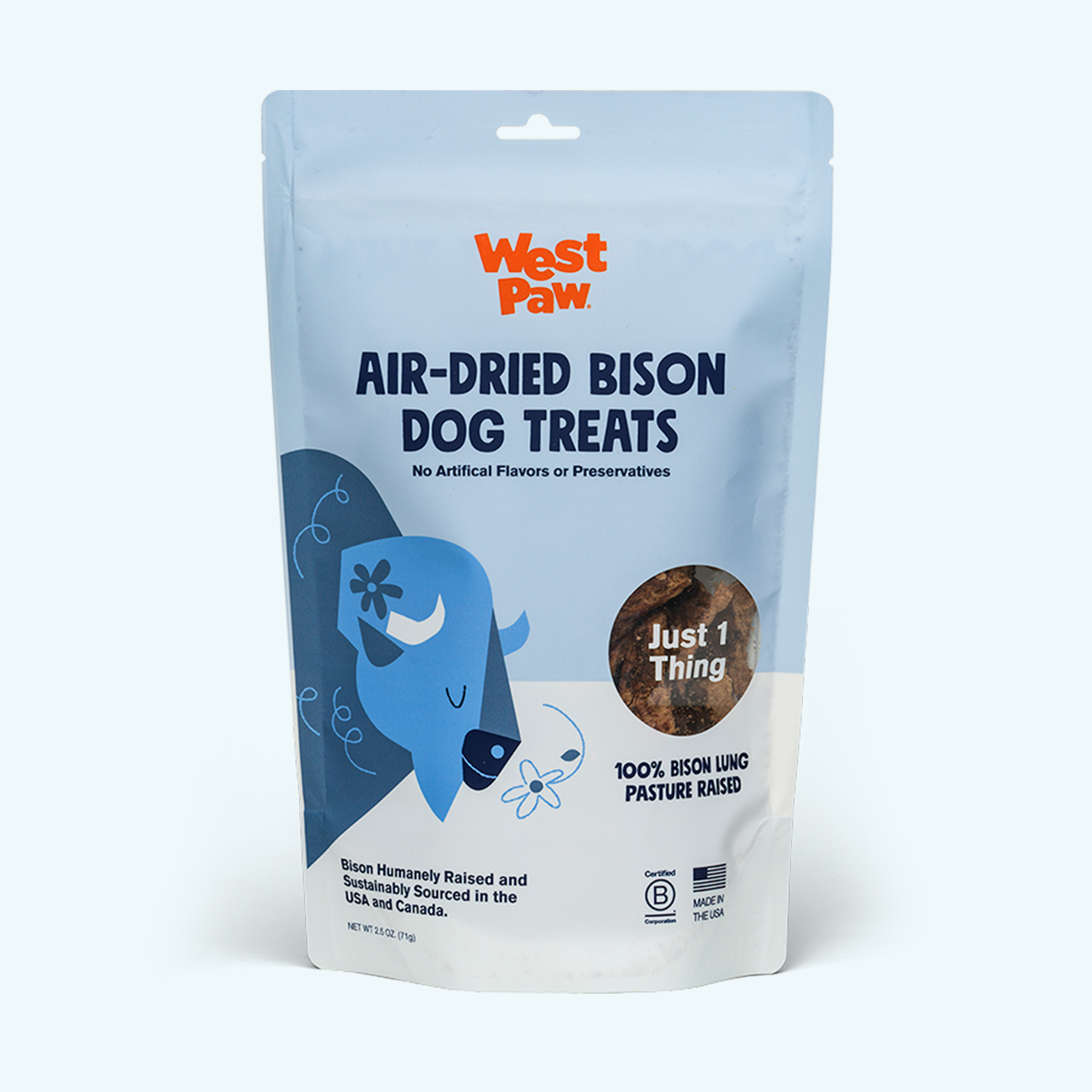 West Paw Air-Dried Bison Lung Dog Treats West Paw Air-Dried Bison Lung Dog Treats
