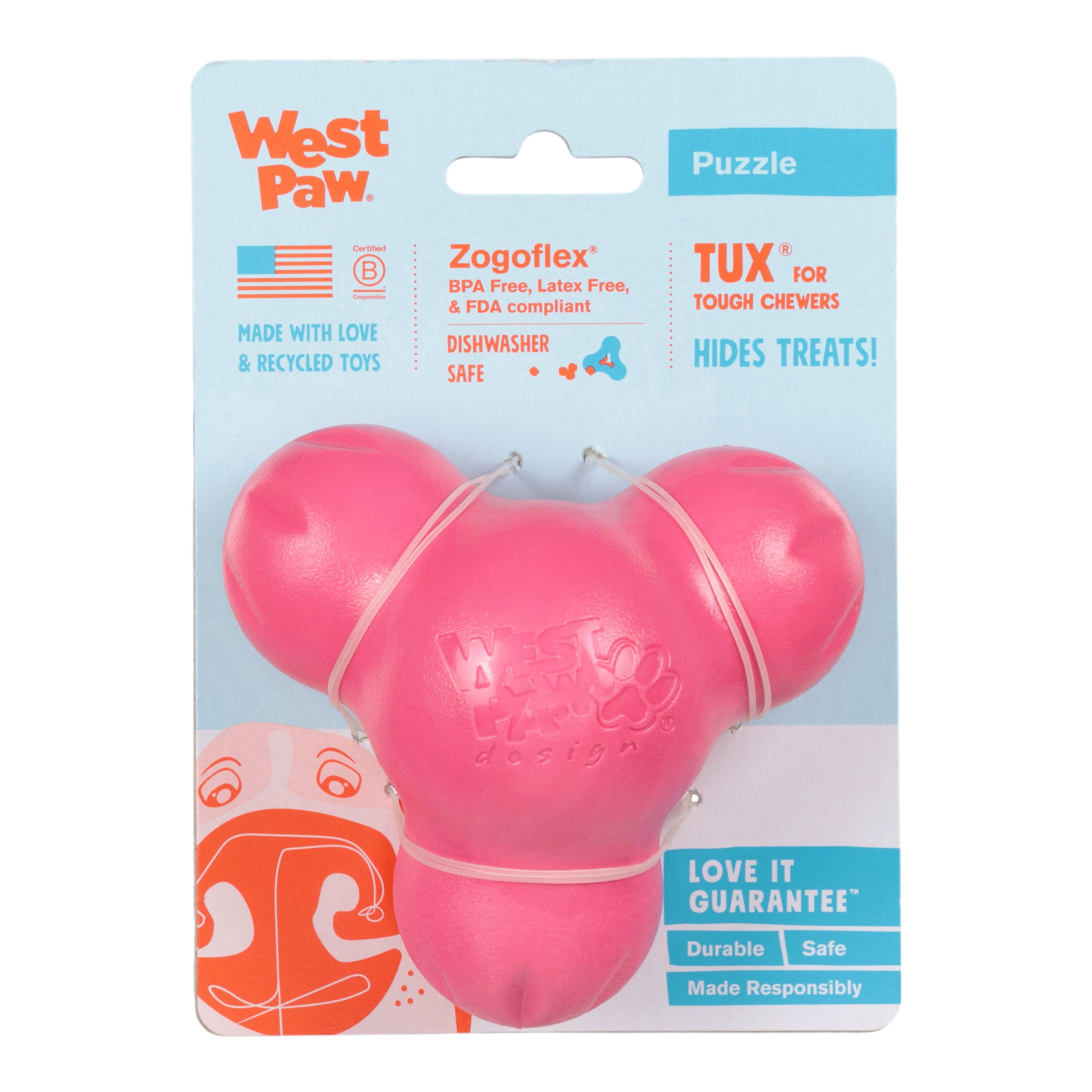ドッグフード west o- Tux® Treat Toy | Durable Enrichment Toys for Dogs | West Paw