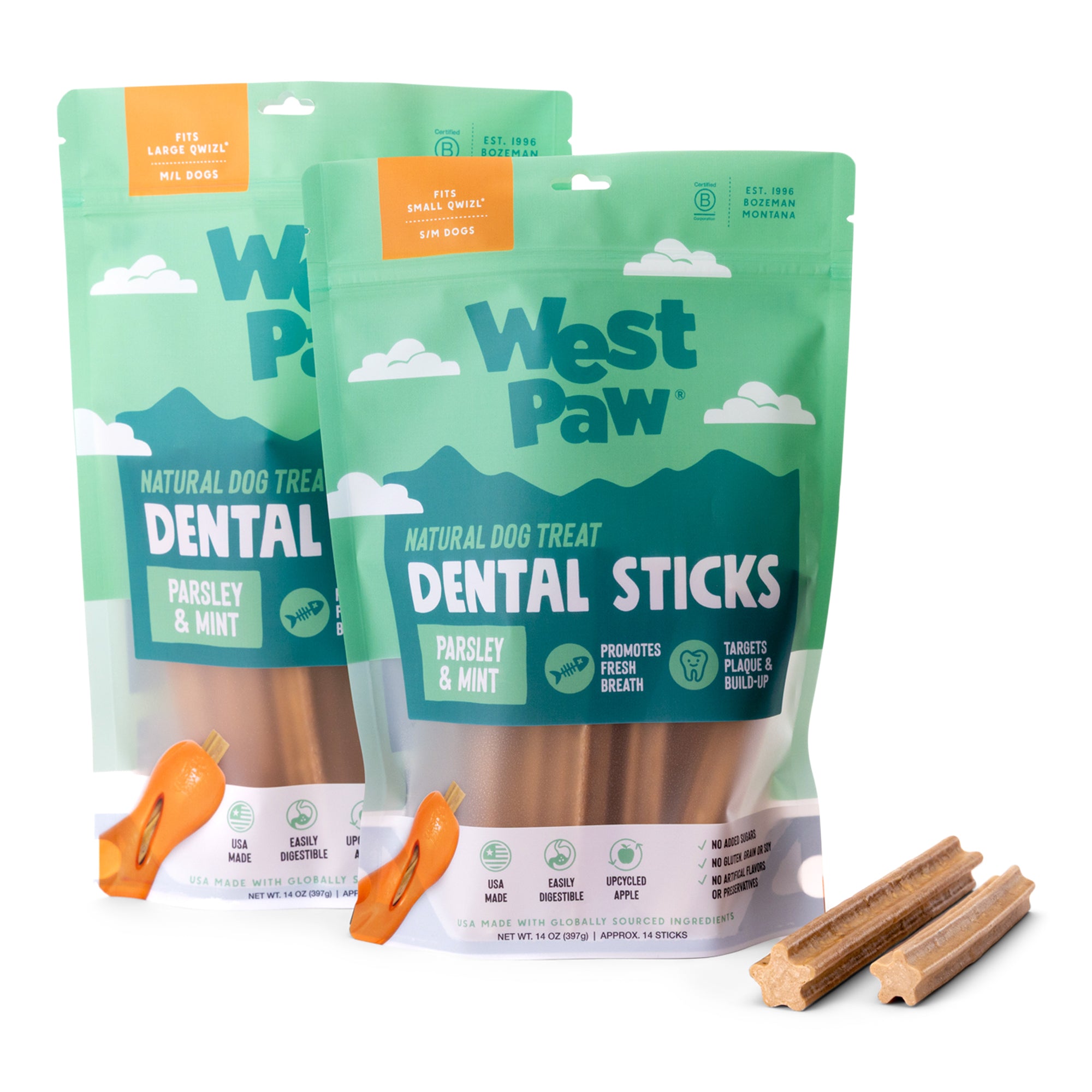 Natural Dental Sticks Large | West Paw