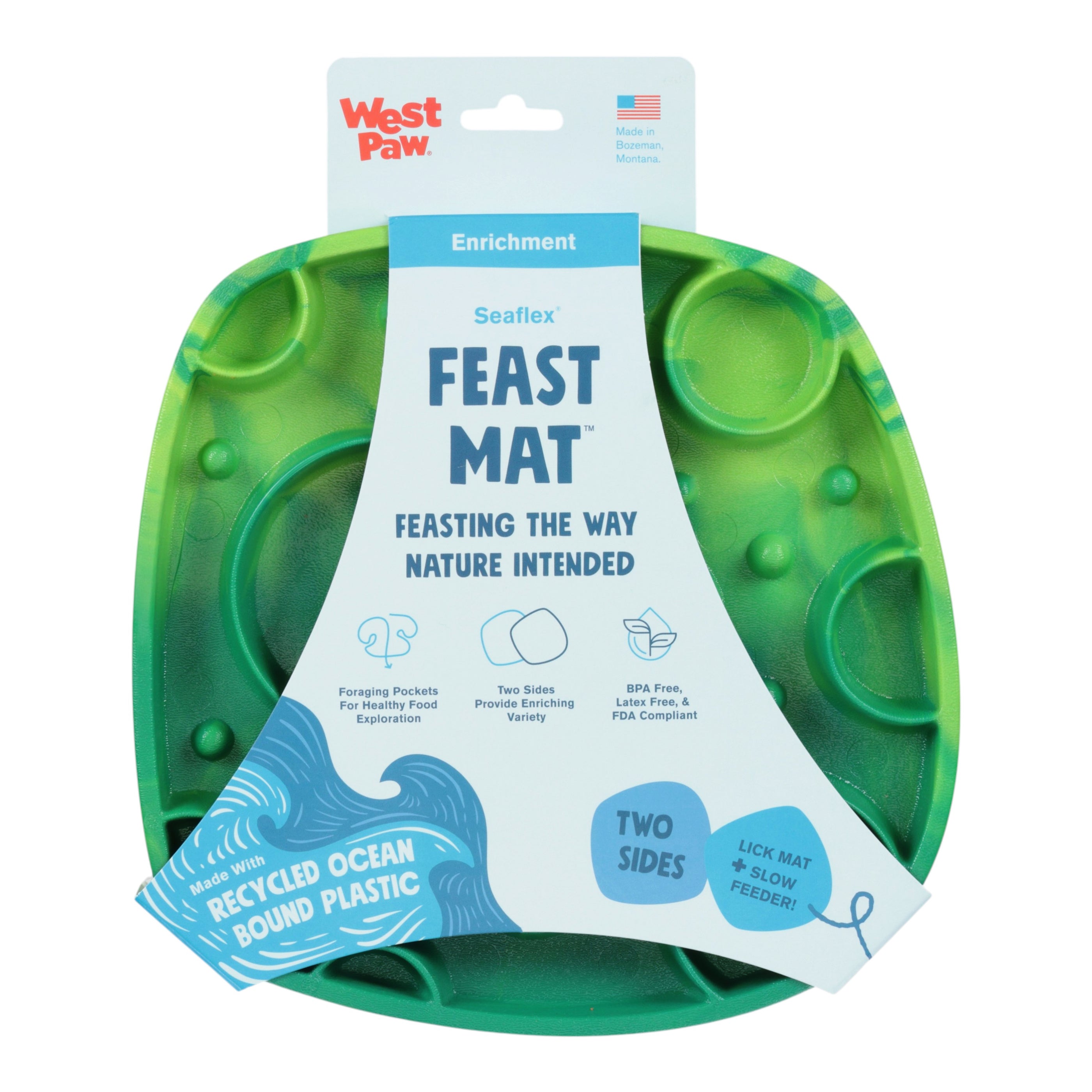 Bubbles Feast Mat Holly Swirl