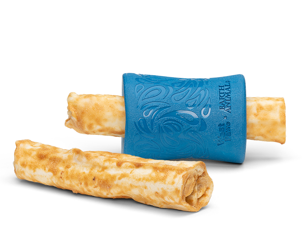 West Paw's Funnl with a Earth Animal No-Hide for Boredom Busting!