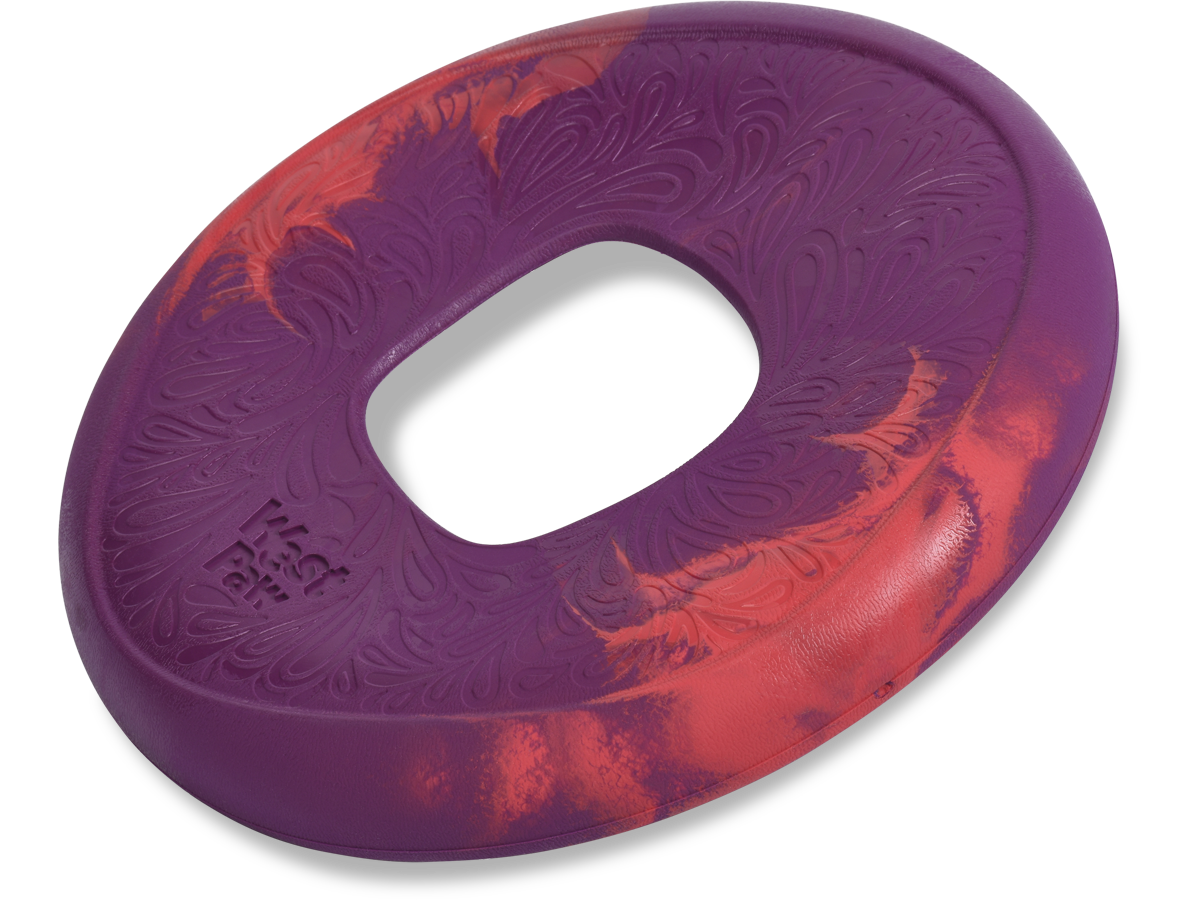 Sailz Dog Frisbee in Hibiscus
