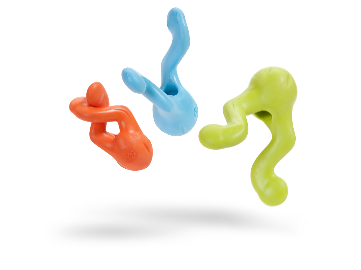 West Paw Tizzi Dog Toy - Large - Tangerine