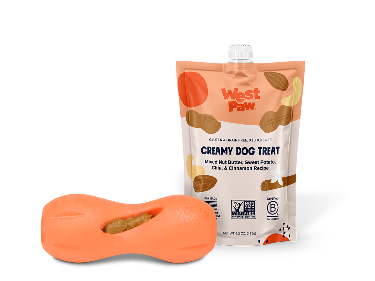 Nut Butter, Sweet Potato, and Chia Seed creamy dog treat, 6-unit case pack