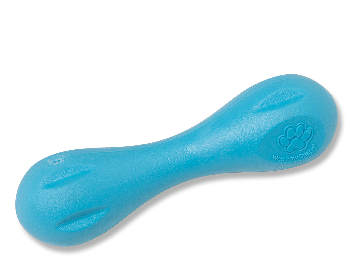 West Paw Qwizl Treat Toy Aqua Blue (Small)